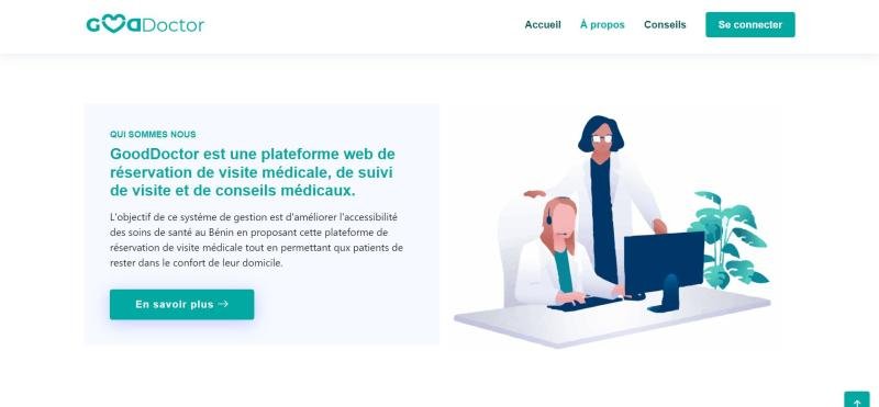 Accueil de GoodDoctor - Baudelaire Gboyou